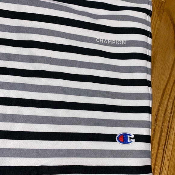 Champion Reverse Weave Text Stripe Cut Off Sweat Shorts Men's Sz XL New - Picture 4 of 6